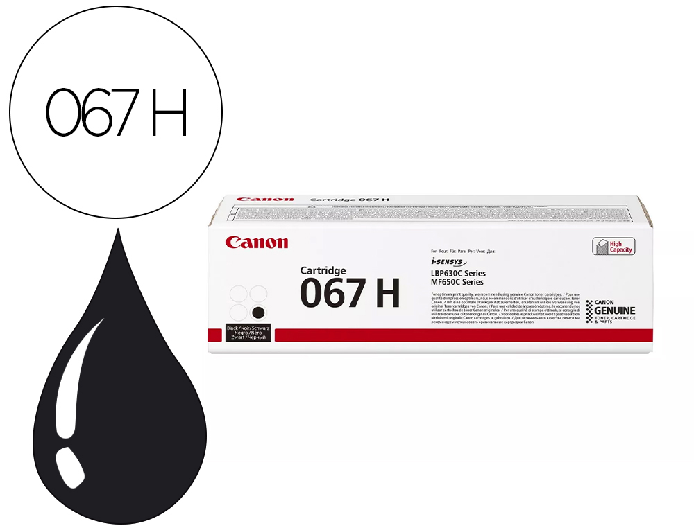 TONER CANON 067 ORIGINAL HAUT RENDEMENT 2350P NOIR