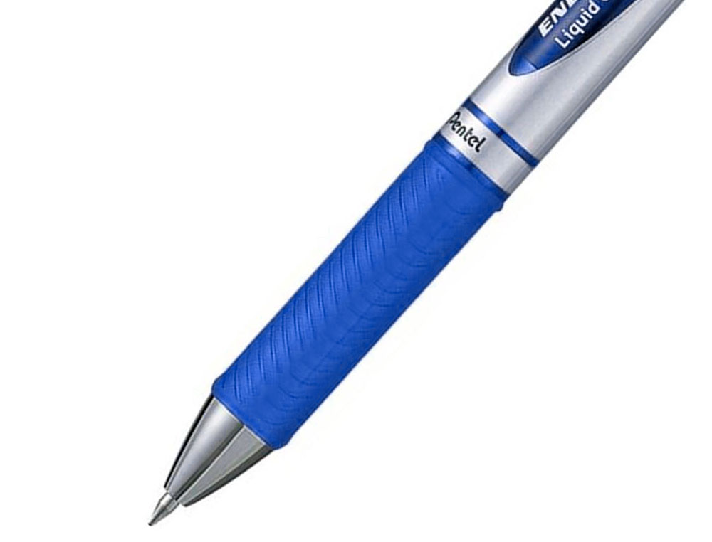 ROLLER PENTEL ENERGEL RETRACTABLE RECHARGEABLE POINTE METAL FINE 0,7MM CLIP METAL COLORIS BLEU NUIT