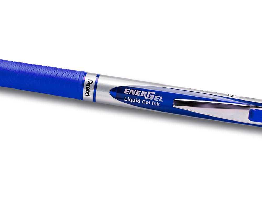 ROLLER PENTEL ENERGEL RETRACTABLE RECHARGEABLE POINTE METAL FINE 0,7MM CLIP METAL COLORIS BLEU NUIT