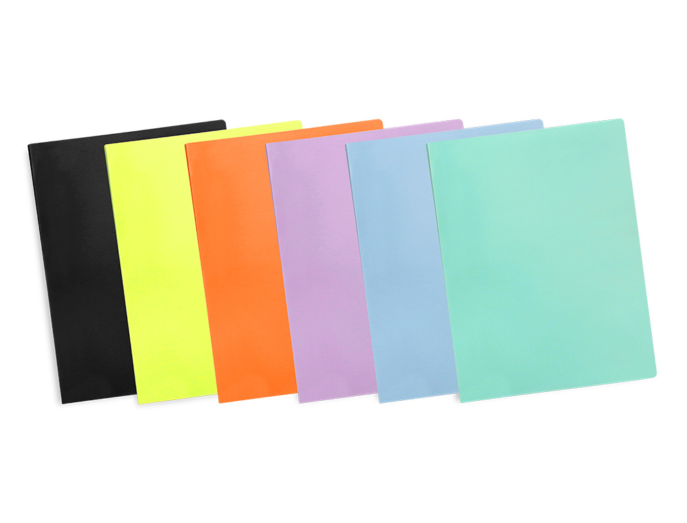 PROTEGE-DOCUMENTS LIDERPAPEL POLYPROPYLENE COUVERTURE FLEXIBLE 60 POCHETTES FIXES A4 220X297MM NOIR OPAQUE