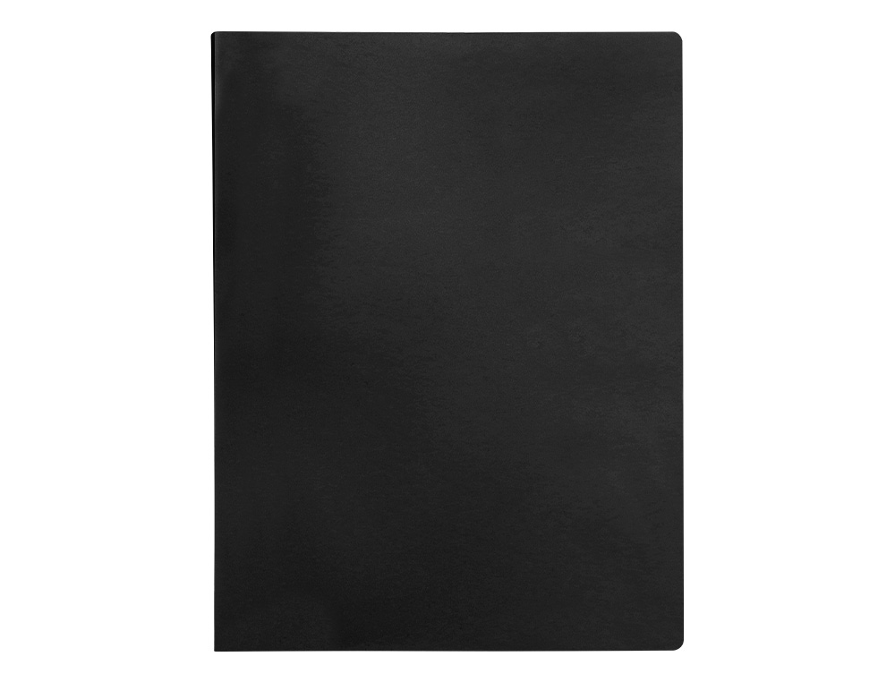 PROTEGE-DOCUMENTS LIDERPAPEL POLYPROPYLENE COUVERTURE FLEXIBLE 60 POCHETTES FIXES A4 220X297MM NOIR OPAQUE