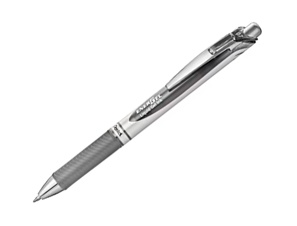 ROLLER PENTEL A ENCRE GEL ENERGEL RETRACTABLE POINTE    0.7MM COLORIS GRIS