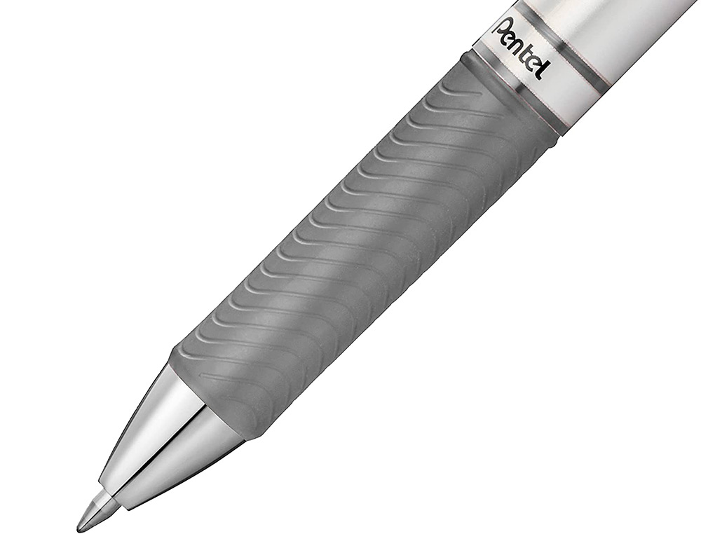 ROLLER PENTEL A ENCRE GEL ENERGEL RETRACTABLE POINTE    0.7MM COLORIS GRIS