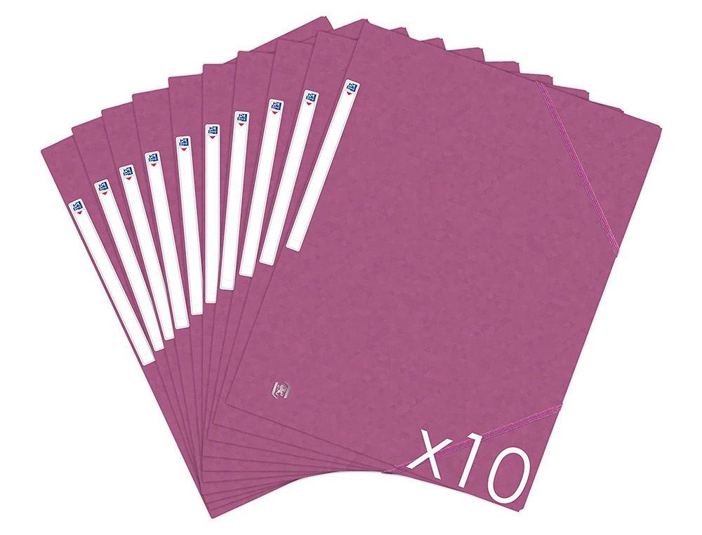 CHEMISE ELASTIQUE 3 RABATS OXFORD TOPFILE+ A4 VIOLET