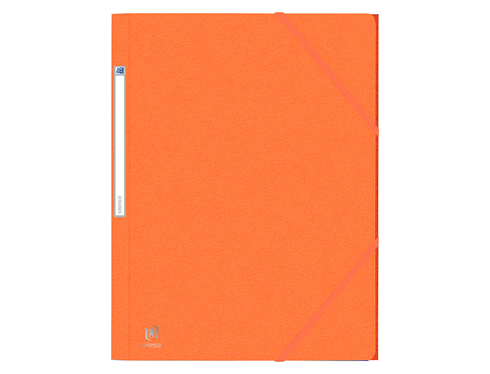 CHEMISE ELASTIQUE 3 RABATS OXFORD EUROFOLIO+ A4 ORANGE