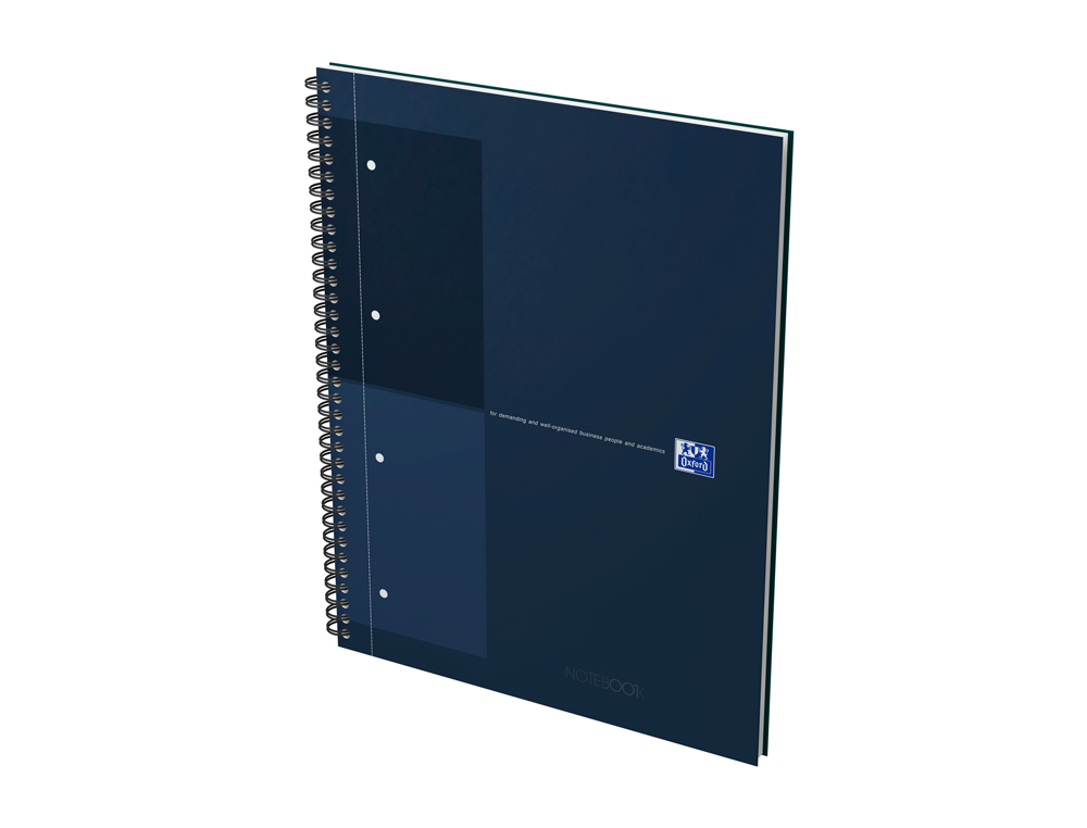 NOTEBOOK OXFORD INTERNATIONAL RELIURE INTEGRALE 222X295MM 160 PAGES OPTIK PAPER PERFOREES 4 TROUS REGLURE LIGN