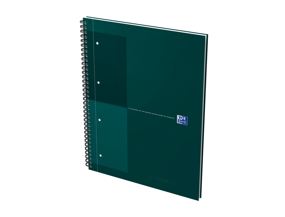 NOTEBOOK OXFORD INTERNATIONAL RELIURE INTEGRALE 222X295MM 160 PAGES OPTIK PAPER PERFOREES 4 TROUS REGLURE LIGN