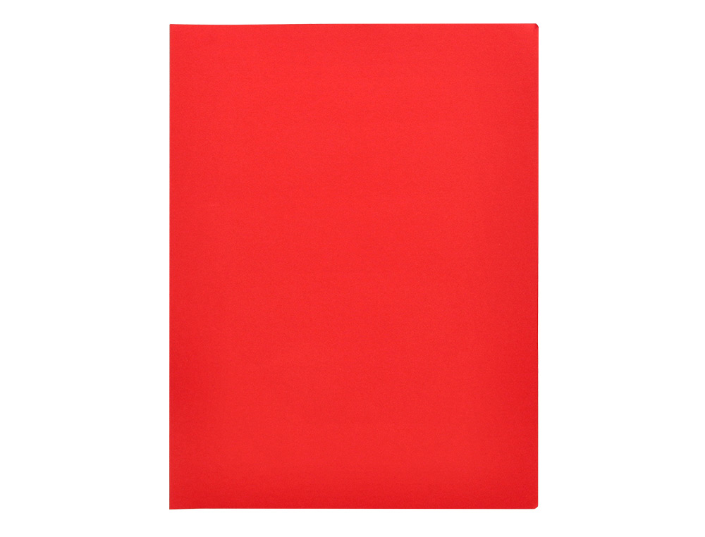 SOUS-CHEMISE LIDERPAPEL PAPIER CARTONN 180G 310X230MM DOCUMENT A4 210X297MM COLORIS PASTEL ROUGE INTENSE