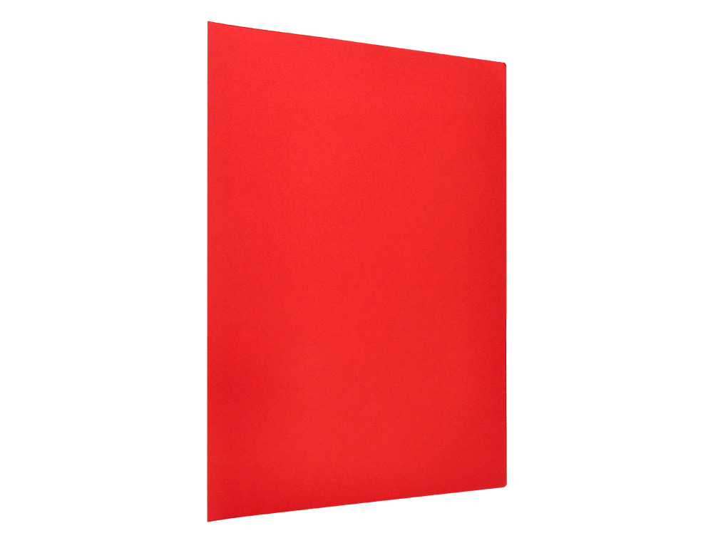 SOUS-CHEMISE LIDERPAPEL PAPIER CARTONN 180G 310X230MM DOCUMENT A4 210X297MM COLORIS PASTEL ROUGE INTENSE