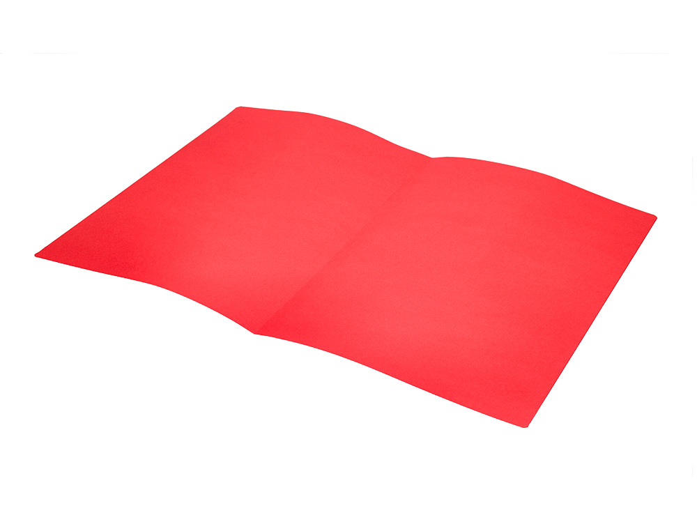 SOUS-CHEMISE LIDERPAPEL PAPIER CARTONN 180G 310X230MM DOCUMENT A4 210X297MM COLORIS PASTEL ROUGE INTENSE