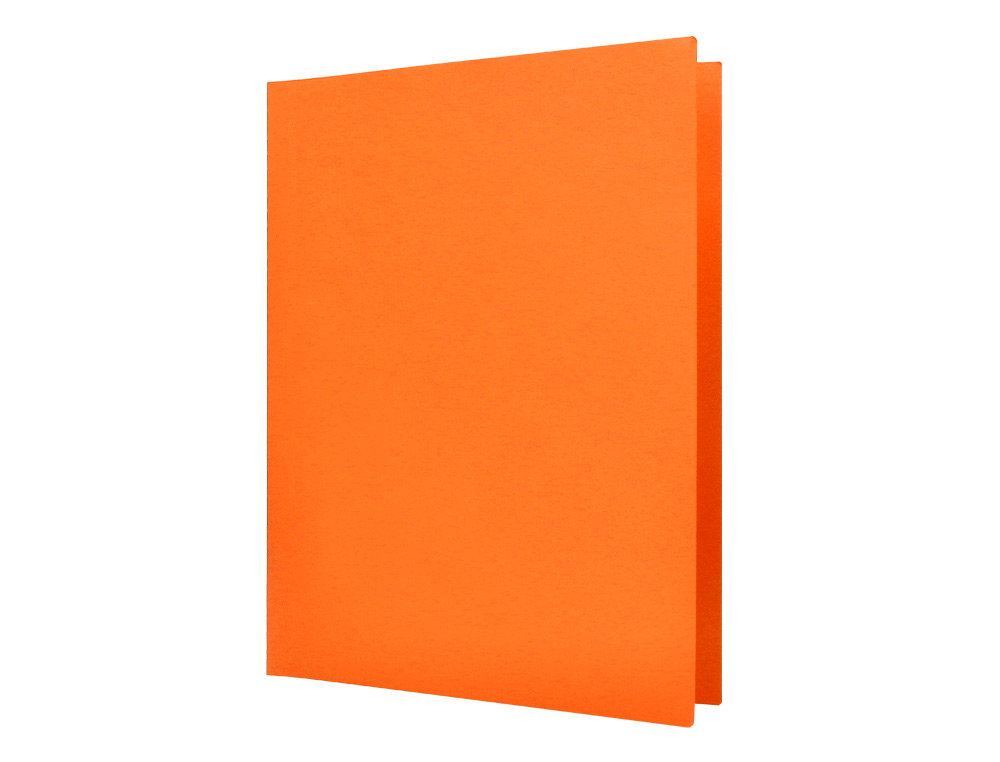 SOUS-CHEMISE LIDERPAPEL PAPIER CARTONNÉ 180G 310X230MM DOCUMENT A4 210X297MM COLORIS ORANGE INTENSE