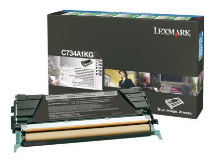 CARTOUCHE LEXMARK C734 COULEUR NOIR 6000 PAG