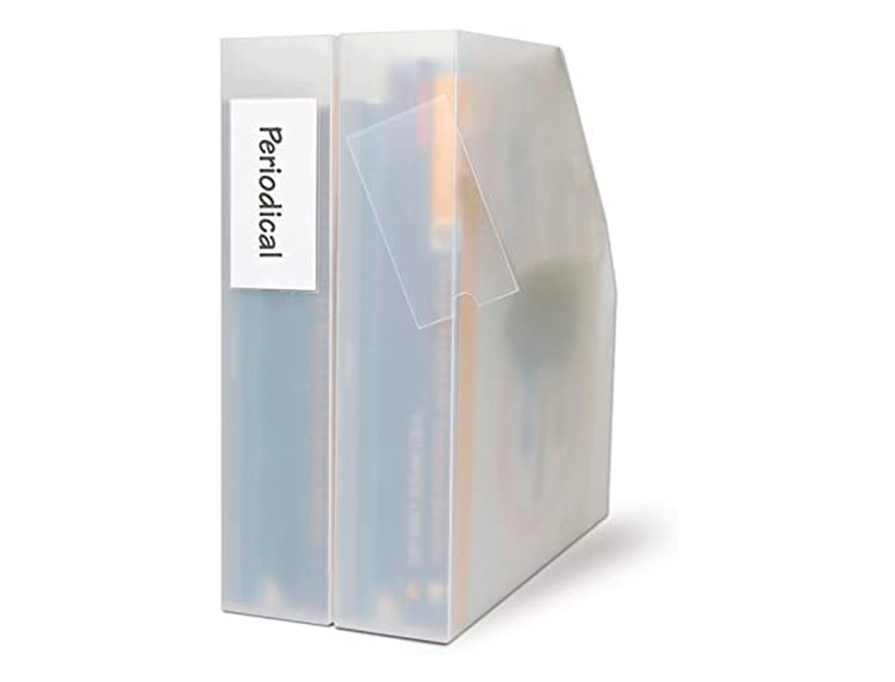PORTE-ETIQUETTES TARIFOLD ADHESIFS 3L POLYPROPYLENE     TRANSPARENT 35X75MM. 0,026 KG 1 SACHET DE 12