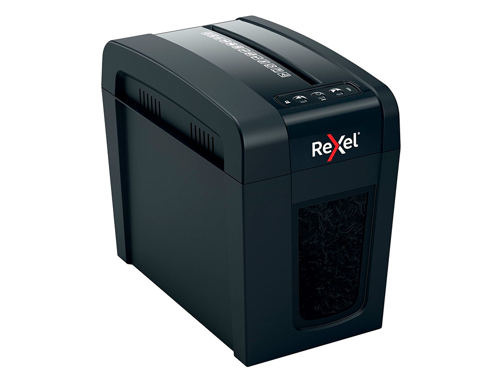 DESTRUCTEUR DE DOCUMENTS REXEL SECURE X6-SL COUPE      CROISEE 6F CORBEILLE DE 10L