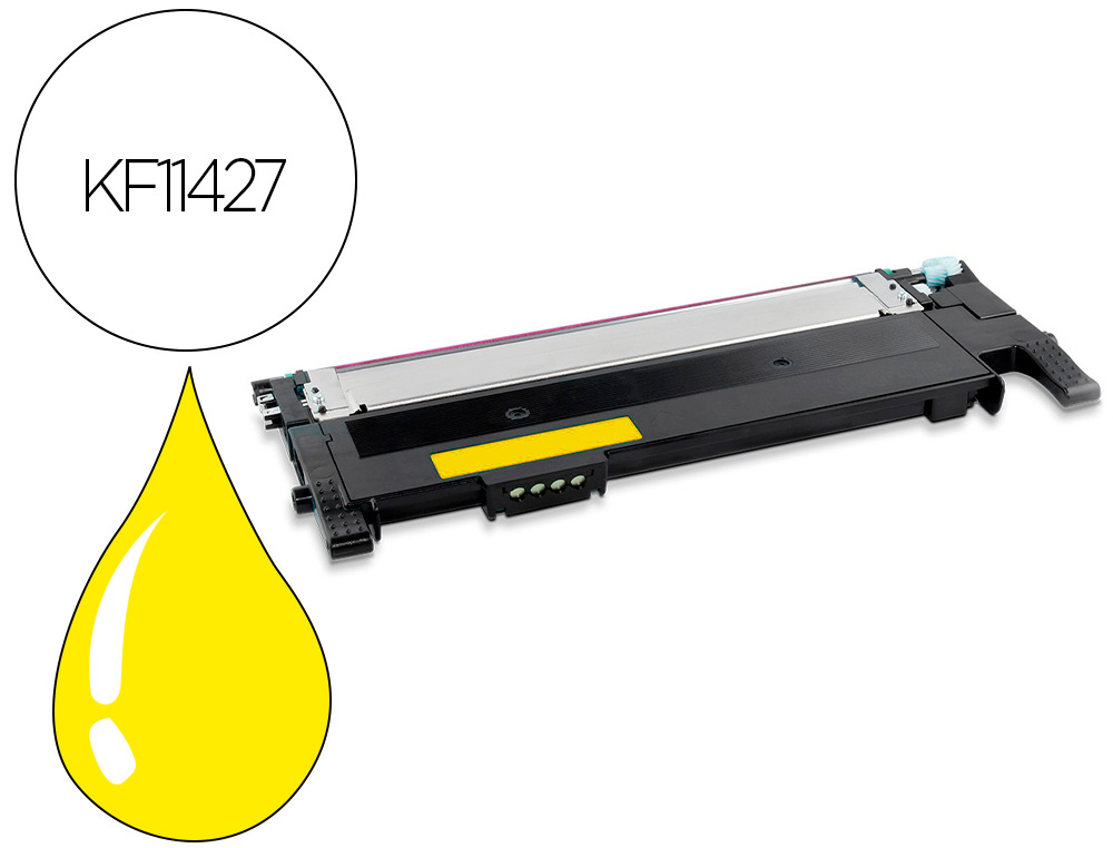 TONER Q-CONNECT COMPATIBLE HP W2072A/117A HP COLOR LASER    150 SERIES, MFP 170, 178, 179 SERIES 1000P JAUNE