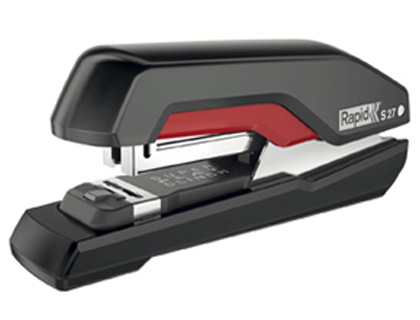 AGRAFEUSE RAPID SUPRME S27HS MTAL 39X70X173MM 30 FEUILLES AGRAFES 24/6 ET 26/6 COLORIS NOIR