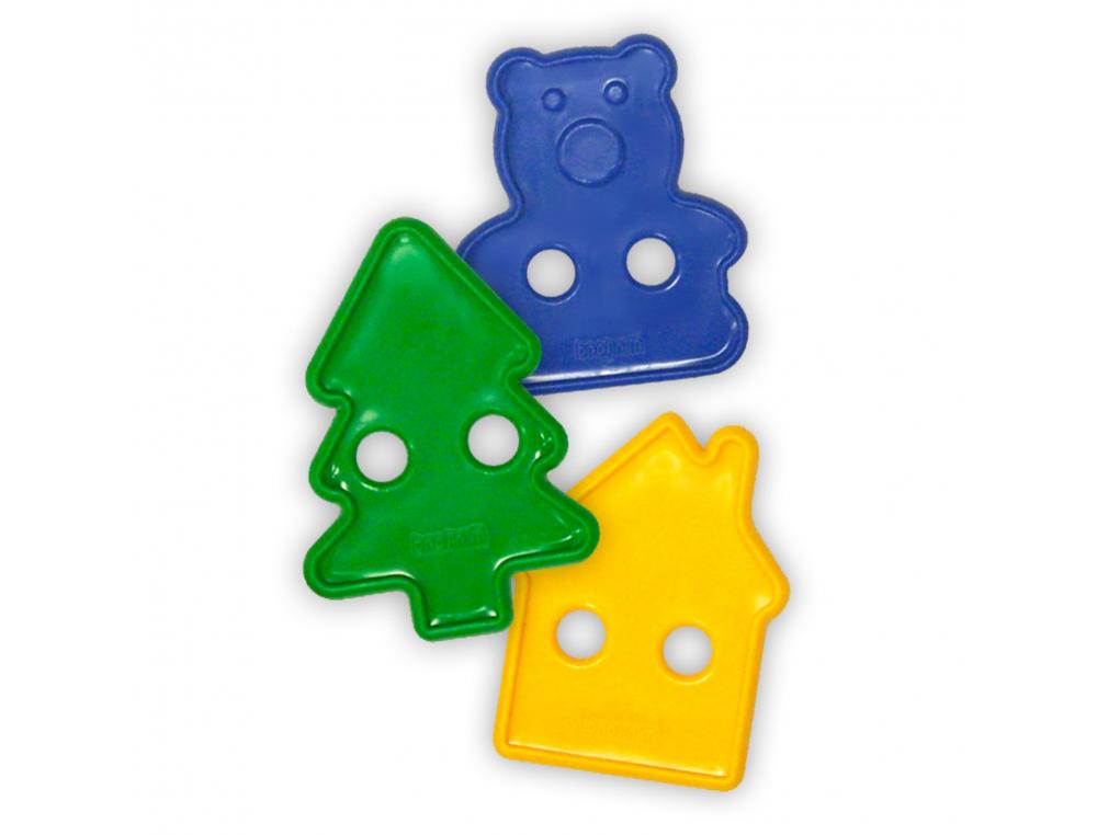 FORMES A LACER MINILAND PLASTIQUE RIGIDE 80 FORMES 10 LACETS ET 12 FICHES D         ACTIVITES