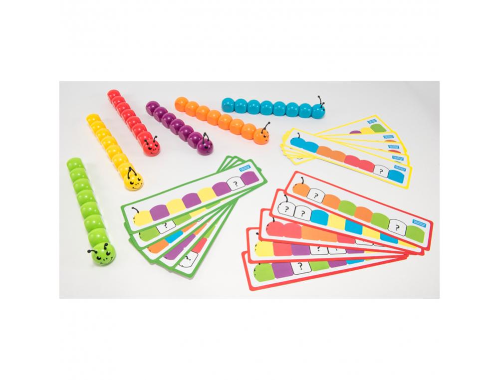 JEUX D ASSOCIATION DES FORMES ET DES COULEURS EDUCATIONAL   ADVANTAGE SEQUENCES DES       CHENILLES COLOREES