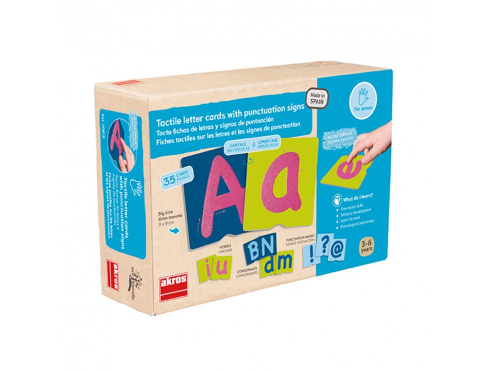 BESOINS SPECIFIQUES MATERIELS PEDAGOGIQUES AKROS FICHES     TACTILES SUR LES LETTRES ET   LES SIGNES DE PONCTUATION 35
