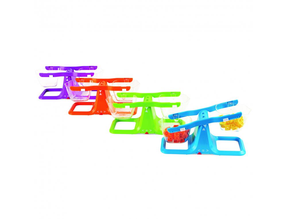 MESURE ET POIDS HAND2MIND BALANCE AVEC BACS CONTENANCE  500 ML LOT DE 4 COLORIS       ASSORTIS