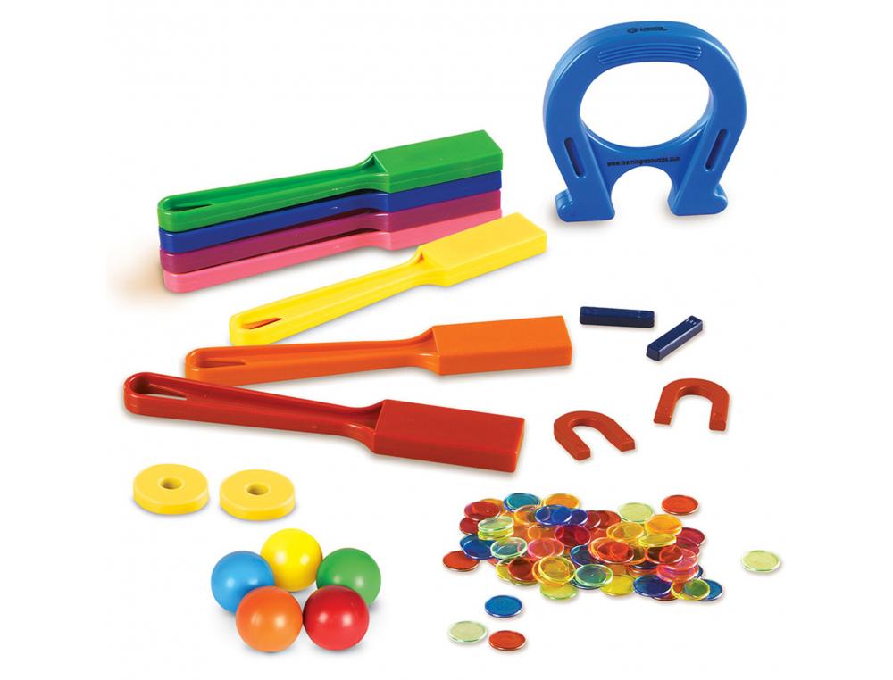 MATERIEL D EXPERIMENTATION MAGNETIQUE LEARNING RESOURCES LE LABORATOIRE DES AIMANTS    KIT COMPLET