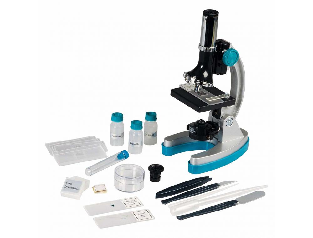 MATERIEL D OBSERVATION LEARNING RESOURCES MICROSCOPE 50X A 600X LUMIERE ET MOLETTE 1 MICROSCOPE ET 47 PIECES