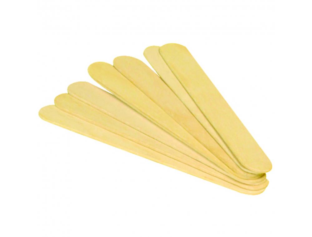 BATONNET BOIS PLAT OCOLOR 15.5CM COLORIS NATUREL LOT DE 100