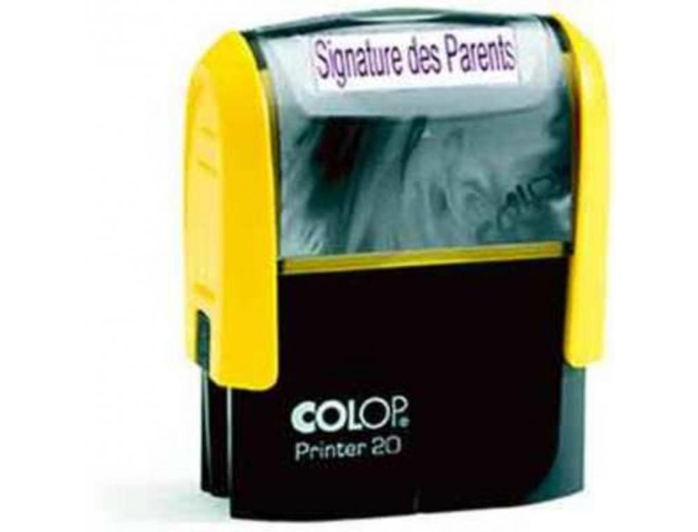 TAMPON ENCREUR CREALIGN SIGNATURE DES PARENTS MONTURE A ENCRAGE AUTOMATIQUE