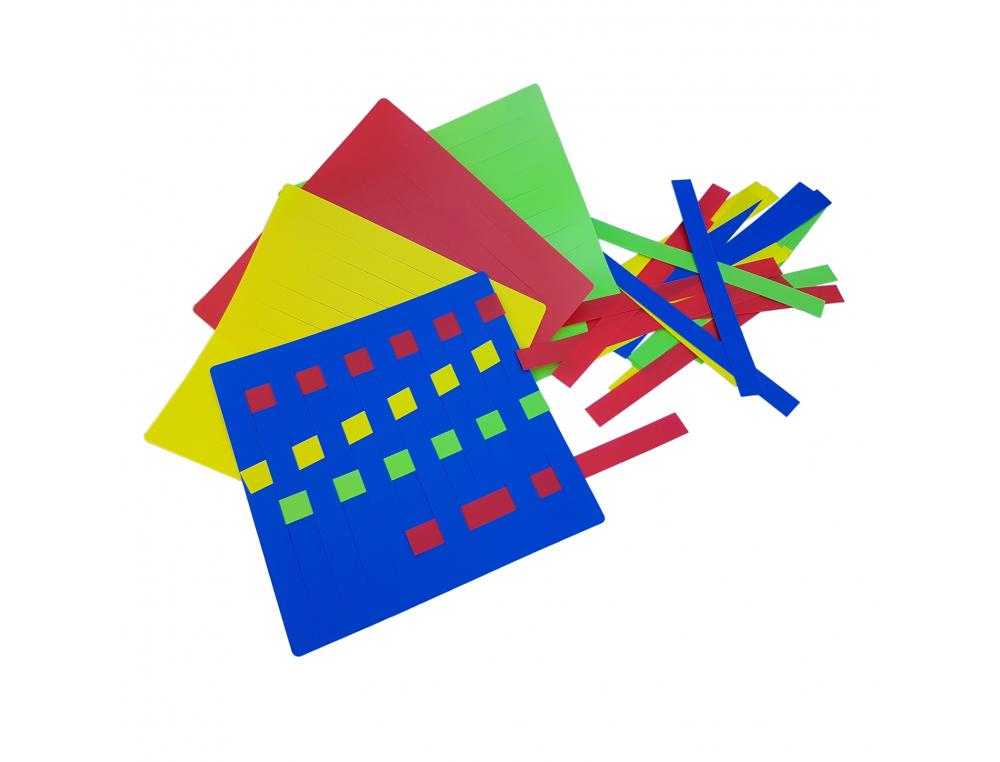 ATELIER TISSAGE CULTURE CLUB 4  PLANCHES DE 30X30 CM 32    LANIERES