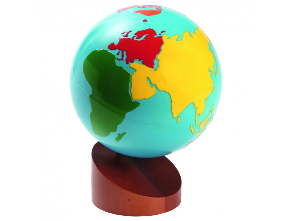 PEDAGOGIE MONTESSORI VINCO EDUCATIONAL GLOBE MONTESSORI  DECOUVERTE DU MONDE 16 CM     DIAMETRE