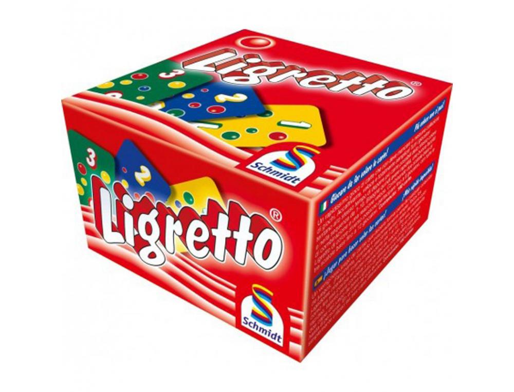 JEU D'OBSERVATION SCHMIDT LIGRETTO ROUGE 4 JEUX DE 40   CARTES DE 2 A 4 JOUEURS