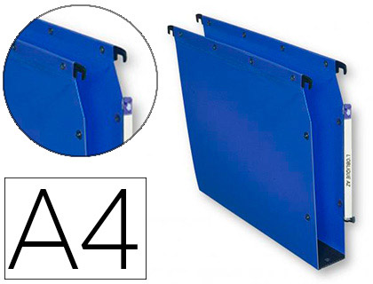 DOSSIER SUSPENDU ELBA POLYPRO ULTIMATE ARMOIRE H275MM ENTRAXE 330MM FOND 50 COLORIS BLEU  BOTE 10 UNITS